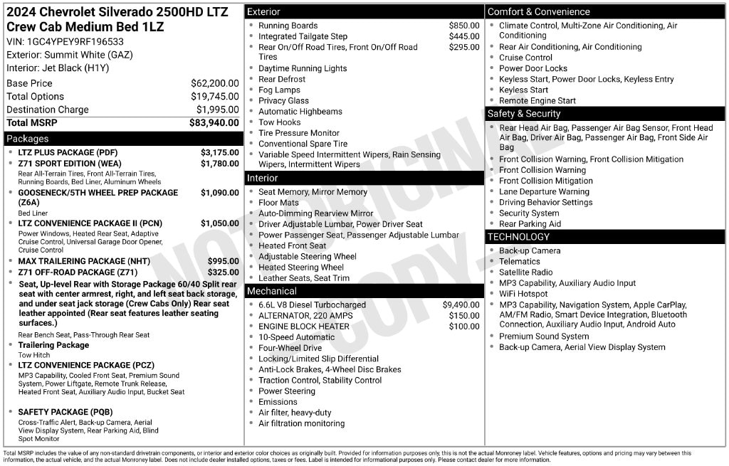 chevrolet silverado 2500hd 2024 1GC4YPEY9RF196533 image